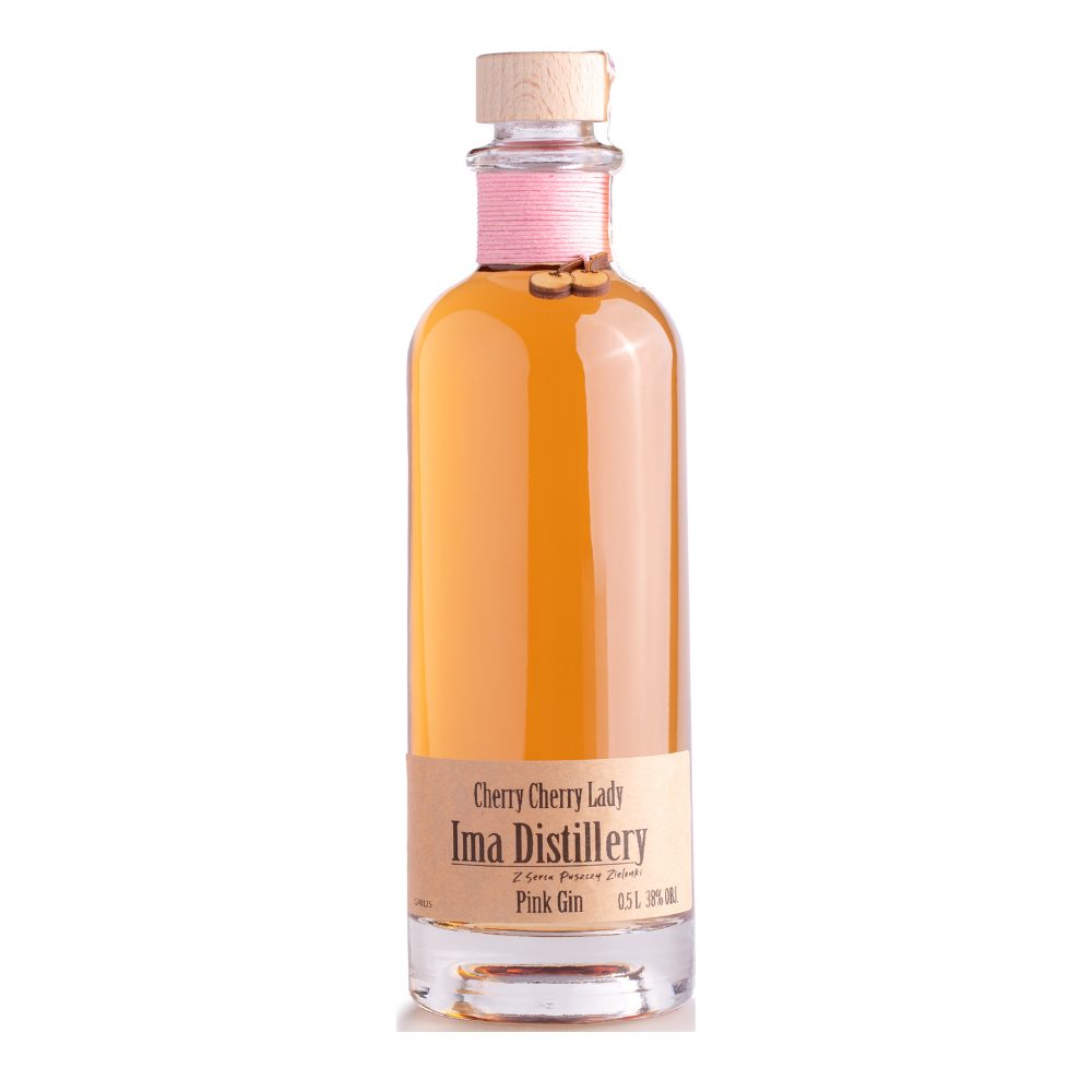 Gin Ima Distillery Pink Gin – Cherry Cherry Lady 38% 500 ml