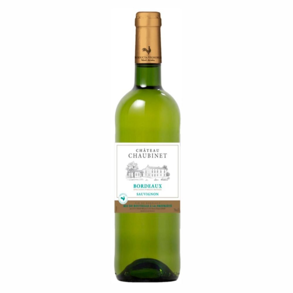 Wino Chateau Chaubinet Blanc AOC Bordeaux  11% białe wytrawne 750 ml