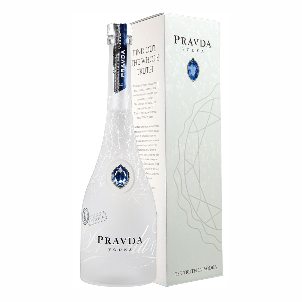 Wódka Pravda 40% 700 ml biały kartonik