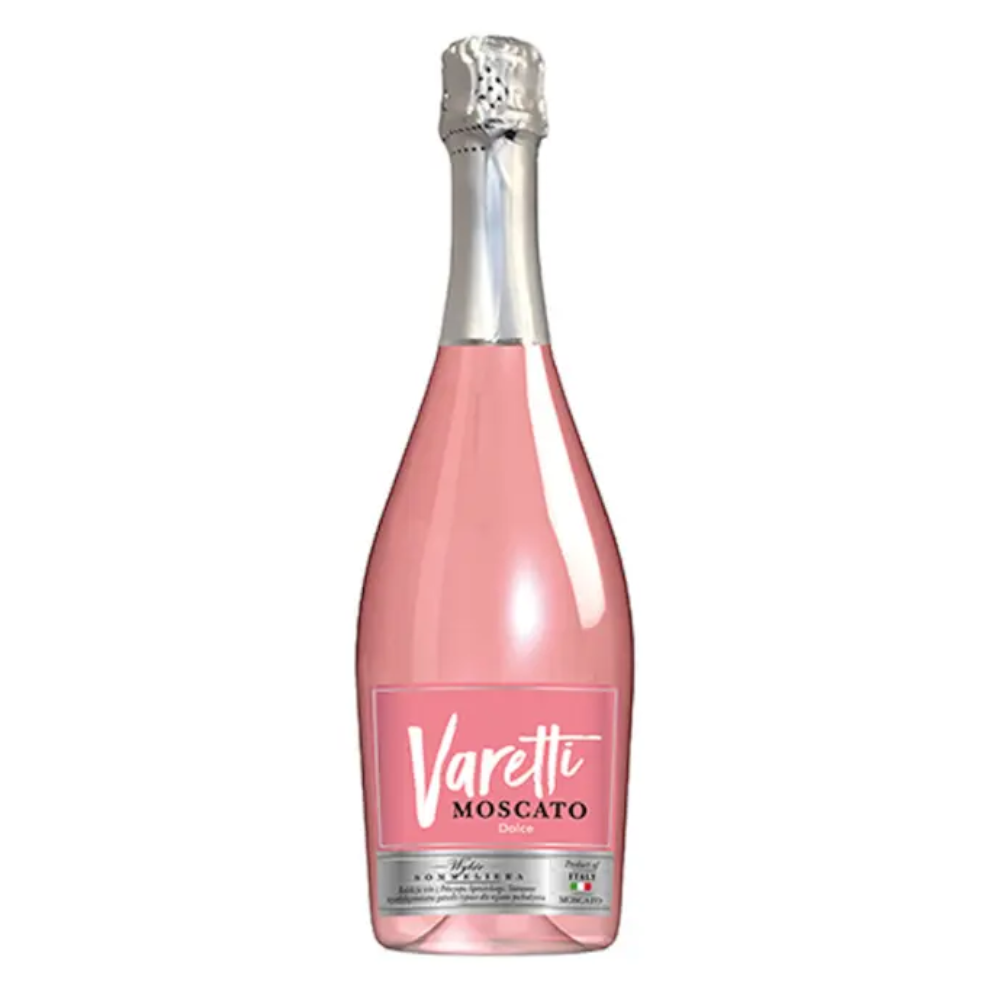 Wino Musujce Varetti Moscato Różowe Słodkie 750 ml