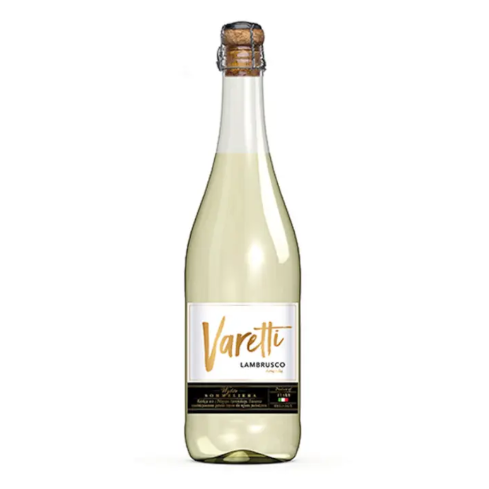 Wino Musujce Varetti Lambrusco białe pósłodkie 750 ml