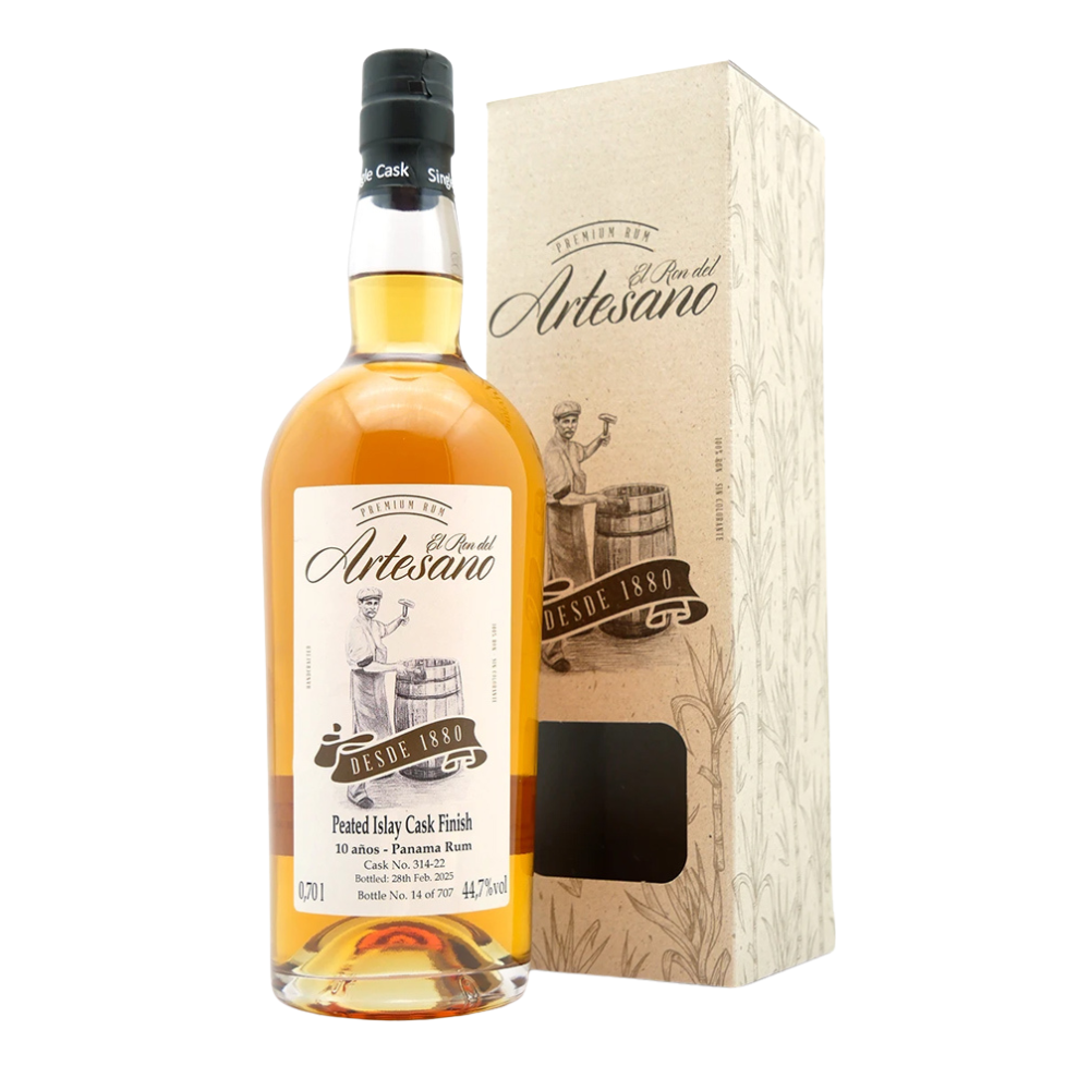 Rum El Ron Del Artesano 10 Anos Peated Islay Cask Finish 44,7% 700 ml