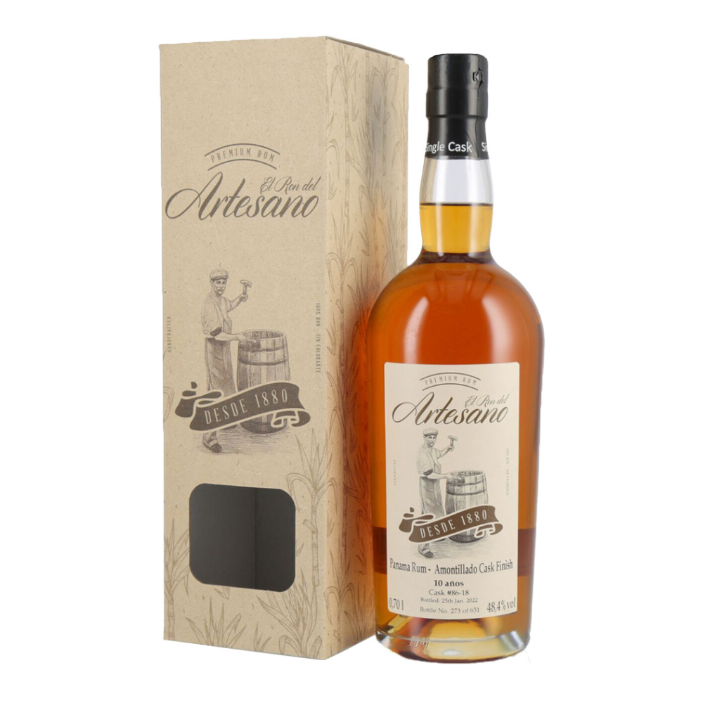 Rum El Ron Del Artesano 10 Anos Amontillado Cask Finish 48,4% 700 ml