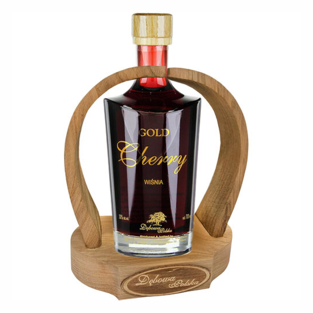 Likier Dębowa Gold Cherry Podkowa Szczęścia 30% 700 ml kartonik