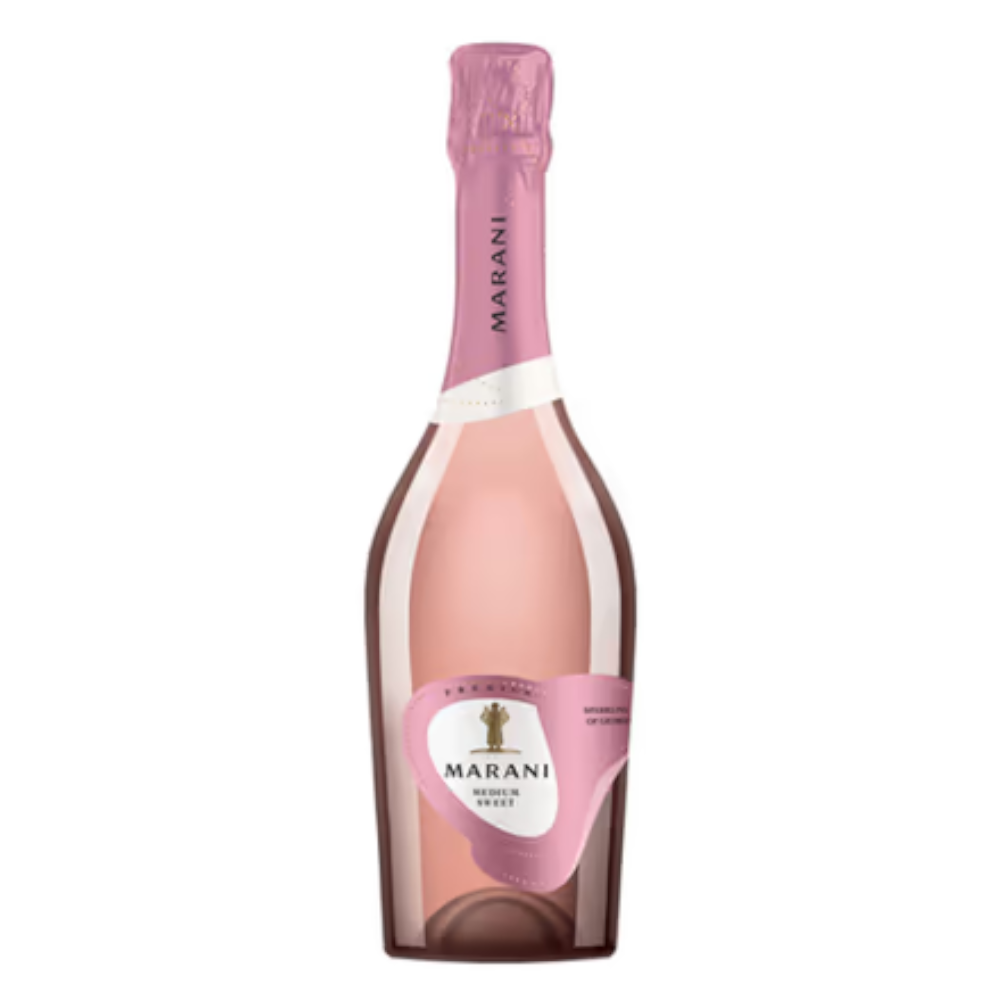 Wino Musujące Marani 12,5% różowe półsłodkie 750 ml