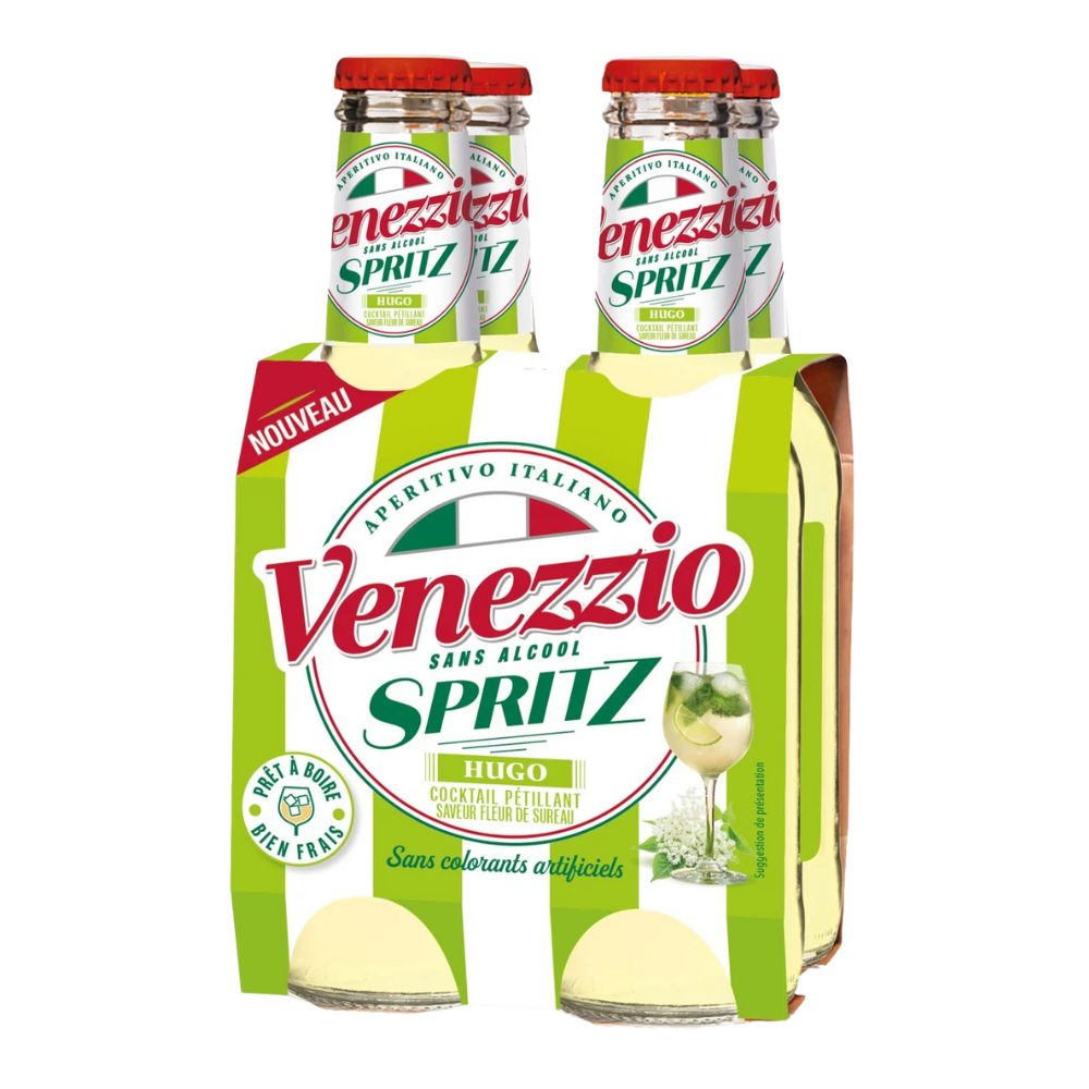 Koktajl Venezzio Spritz Hugo 0% 4 x 200 ml