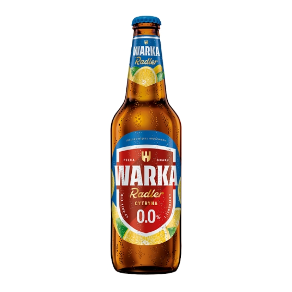 Piwo Warka Radler Cytryna Bezalkoholowe 0% 500 ml