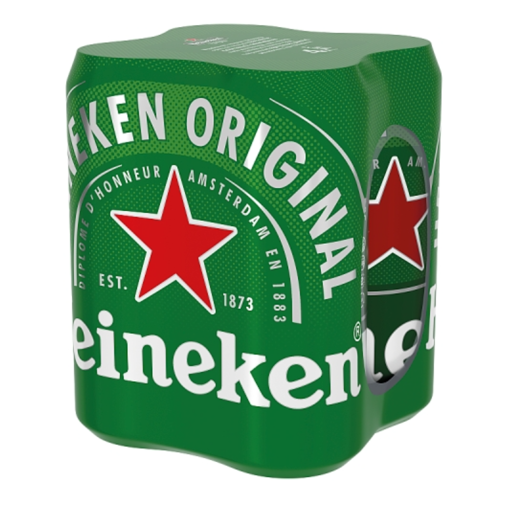 Piwo Heineken 5% 500 ml 4-pak puszka