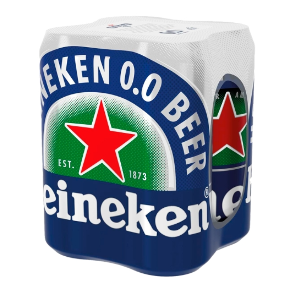 Piwo Heineken Bezalkoholowe 0% 500 ml 4-pak puszka