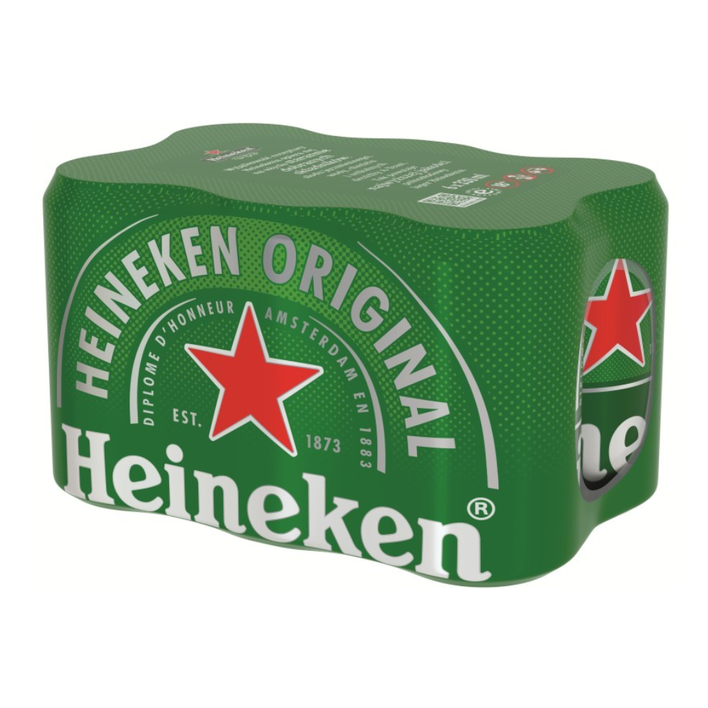 Piwo Heineken 5% 330 ml 6-pak puszka