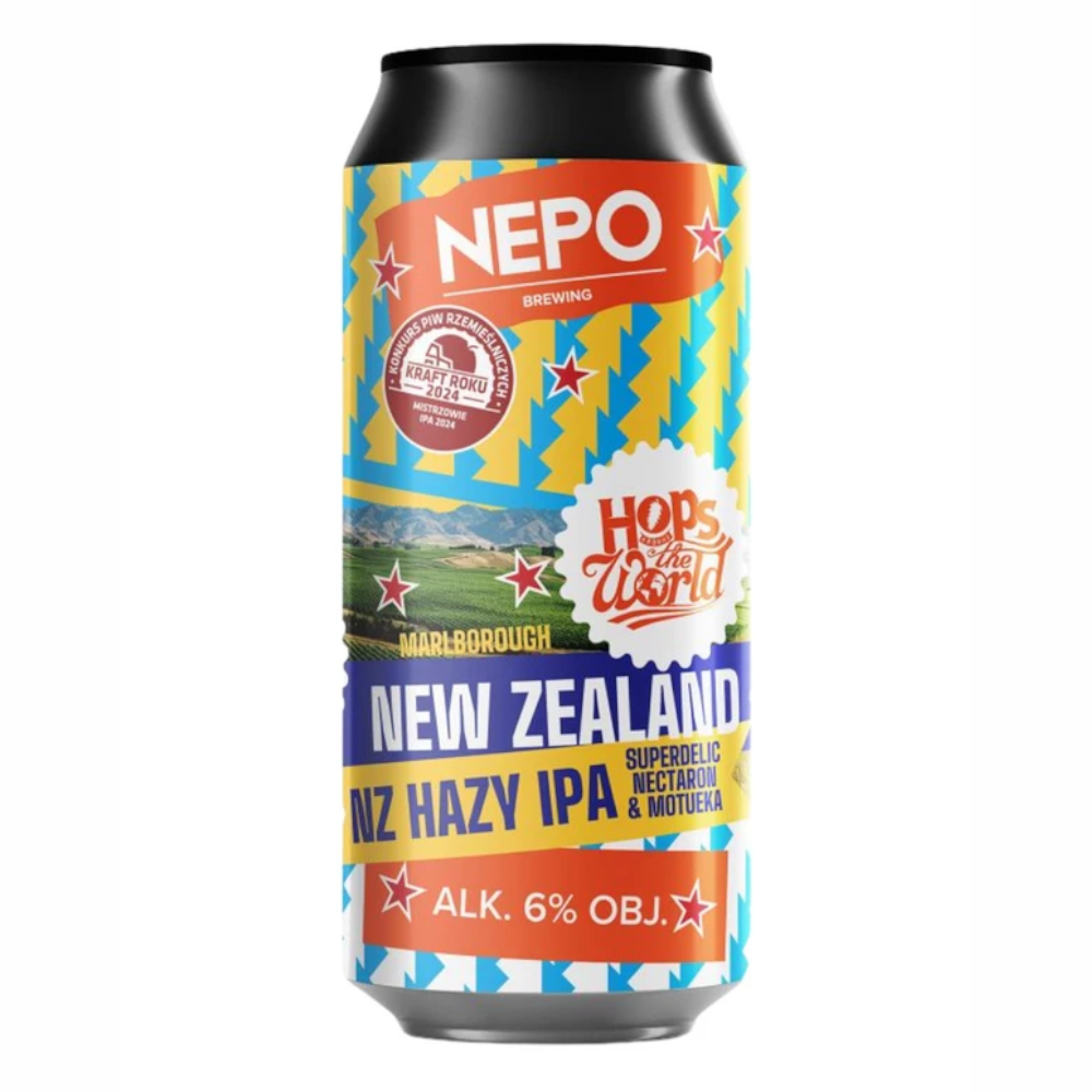 Piwo Nepomucen Marlborough Hops Around the World 6% 500 ml puszka