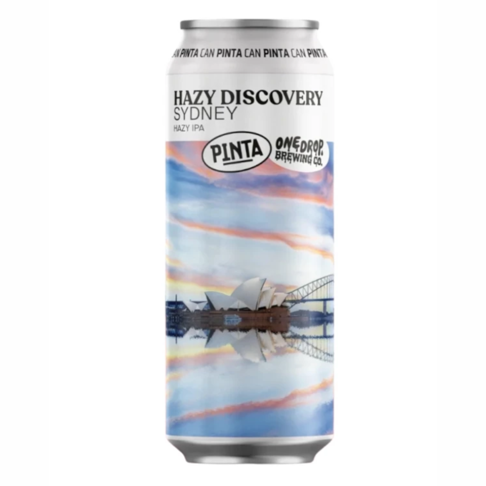 Piwo Pinta Hazy Discovery Sydney - Rivaka & Nectaron & Citra Hazy IPA 6,5% 500 ml puszka