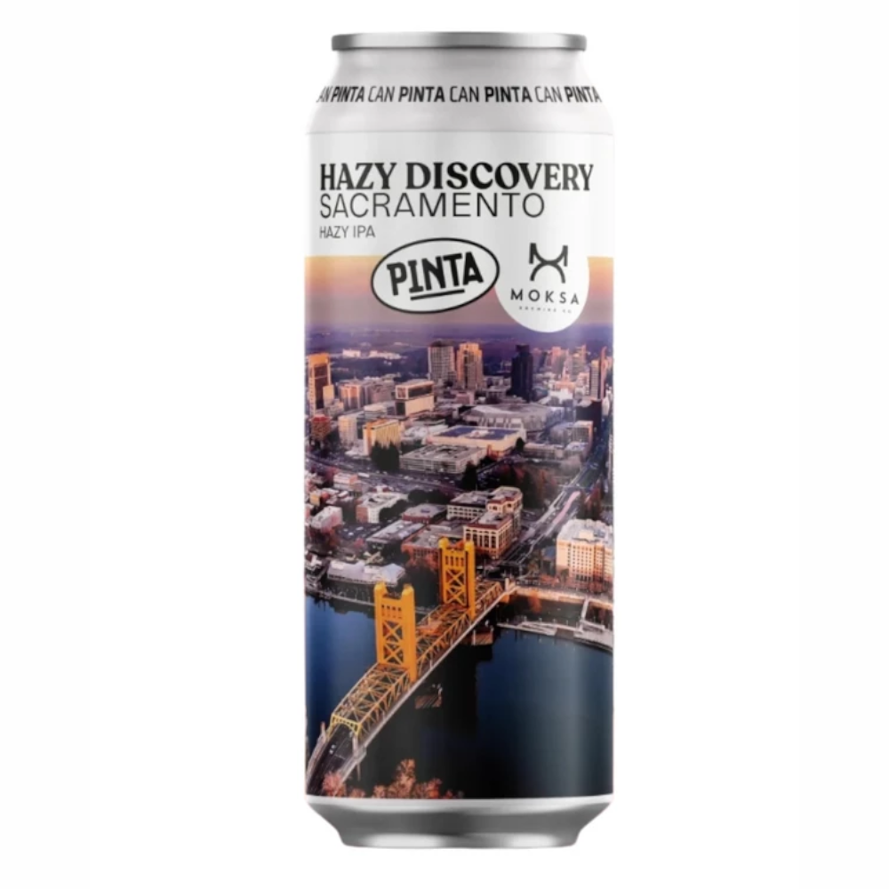 Piwo Pinta Hazy Discovery Sacramento Citra & Nelson Sauvin Hazy IPA 6,5% 500 ml puszka