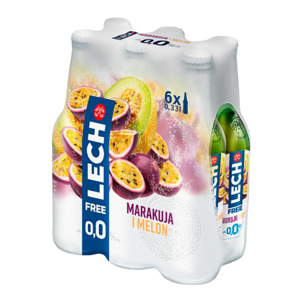 Piwo Lech Free Marakuja Melon 6-Pak 0% 330 ml