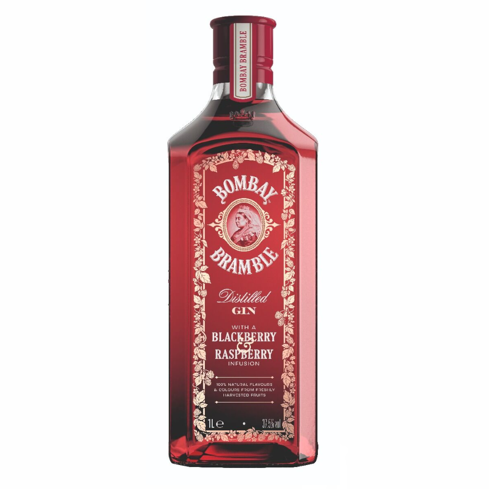 Gin Bombay Bramble Blackberry & Raspberry 37,5% 1000 ml