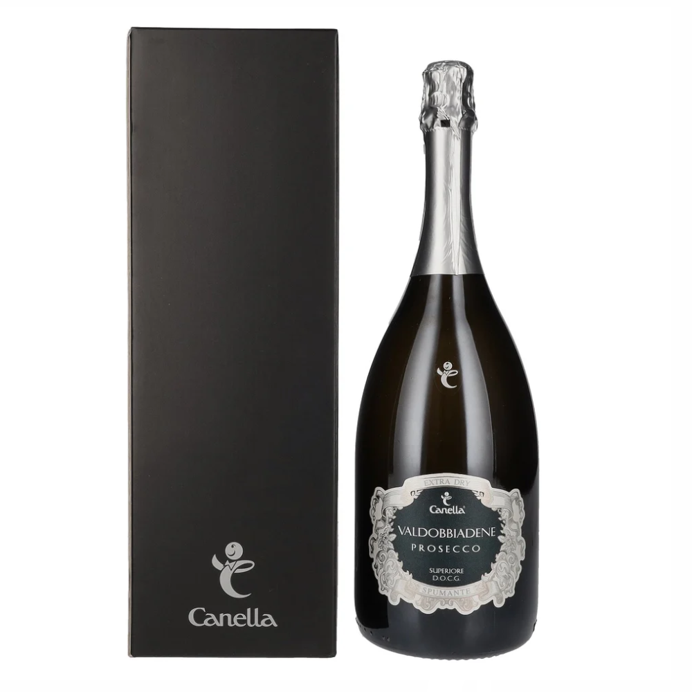 Wino Canella Valdobbiadene Prosecco Superiore Millesimato Extra Dry 2022 11% białe wytrawne 1500 ml kartonik