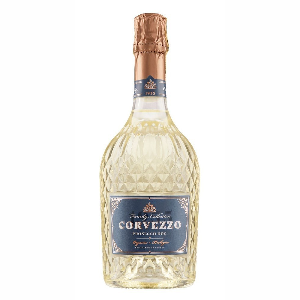 Wino Corvezzo Diamas Prosecco DOC extra dry BIO białe półwytrawne musujące 1500 ml