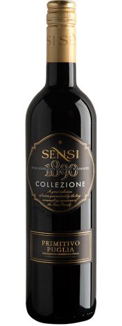 Wino Sensi Collezione Primitivo 13% czerwone wytrawne 750 ml
