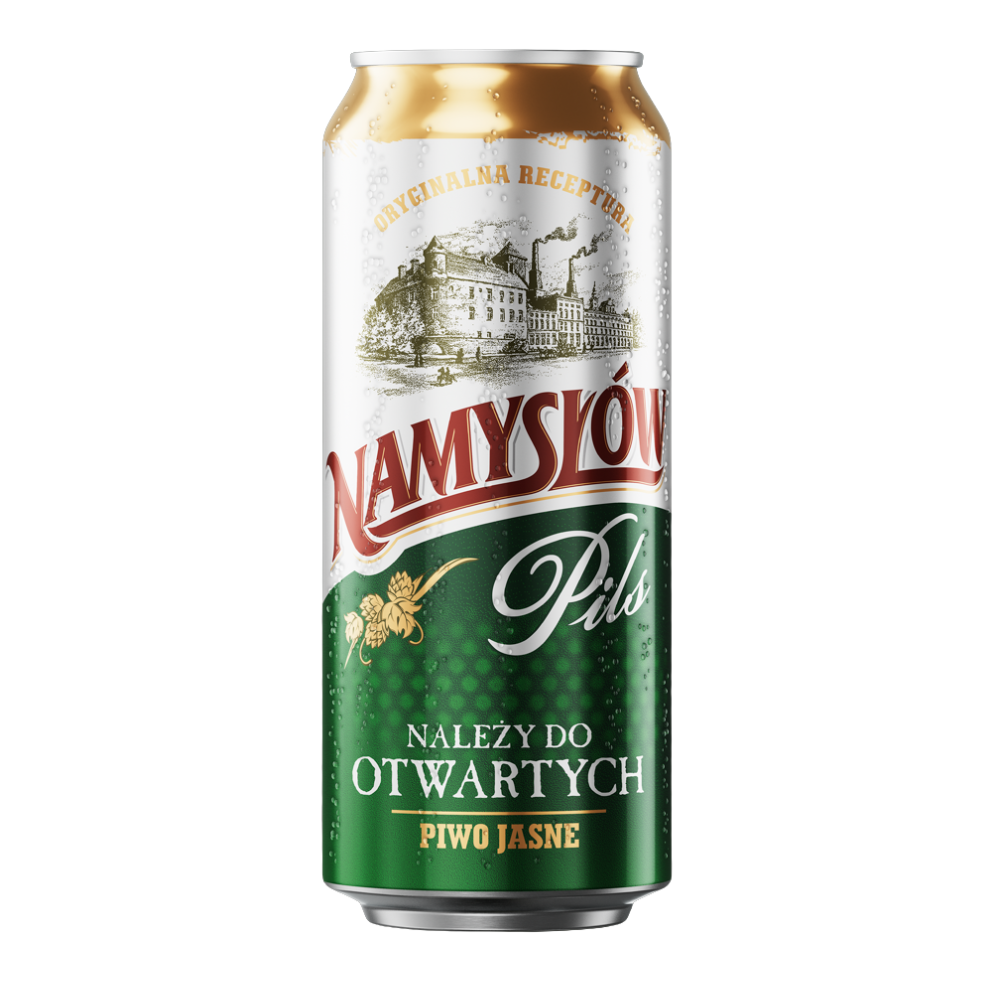 Piwo Namysłów Pils 6% 500 ml puszka