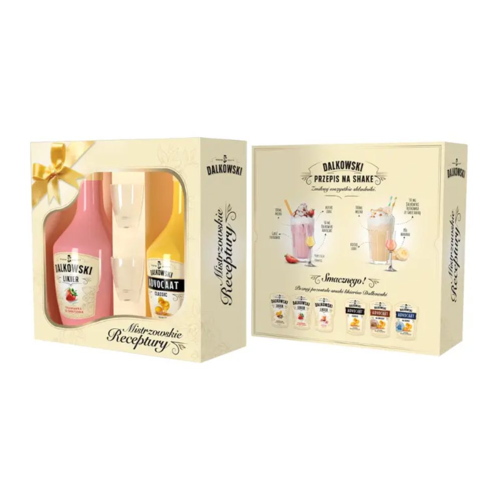 Likier Advocat Dalkowski Truskawka+ Dalkowski Advocat 15% 2x 350 ml