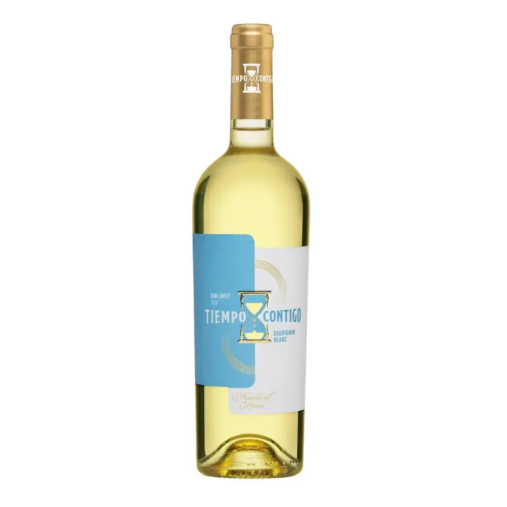 Wino Tiempo Contigo Sauvignon Blanc 11,5% białe półsłodkie 750 ml