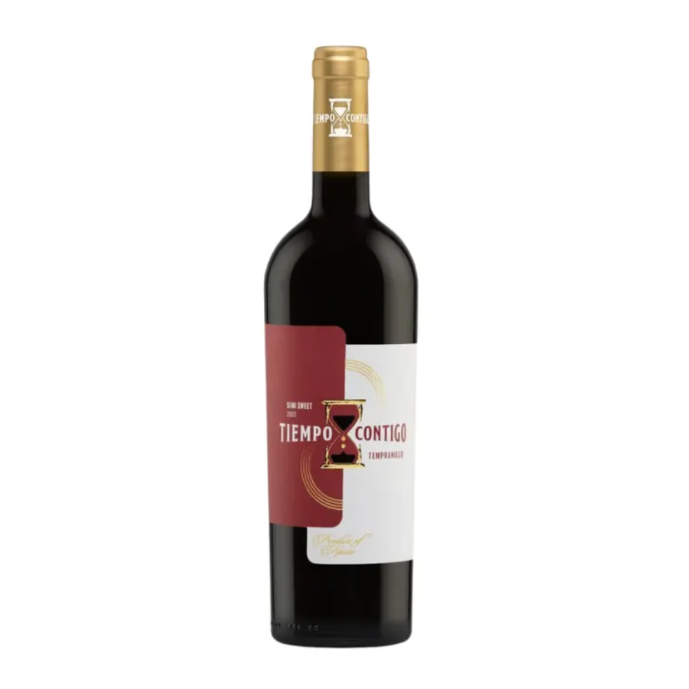 Wino Tiempo Contigo Tempranillo 12,5% czerwone półsłodkie 750 ml
