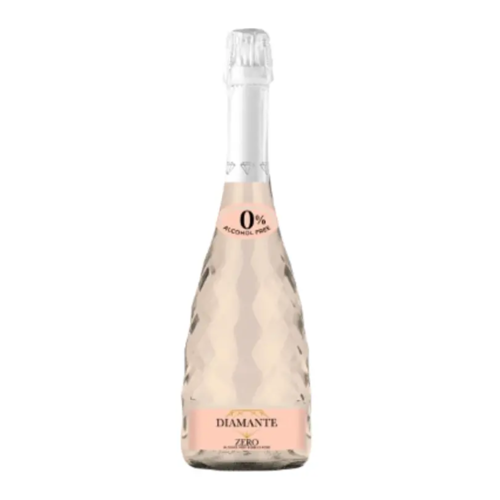 Wino Diamente Zero Alcohol Free Rose 0% różowe słodkie 750 ml