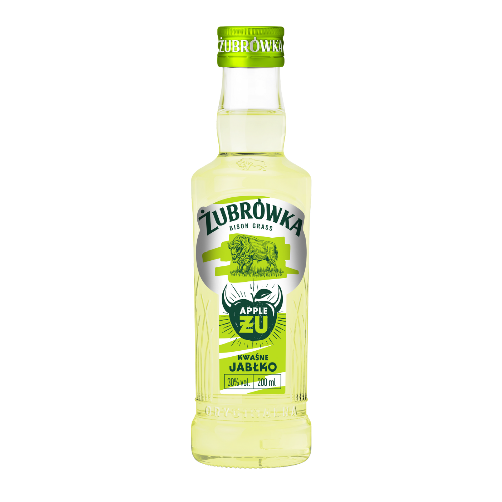 Wódka Żubrówka Apple ŻU Kwaśne jabłko 26% 200 ml