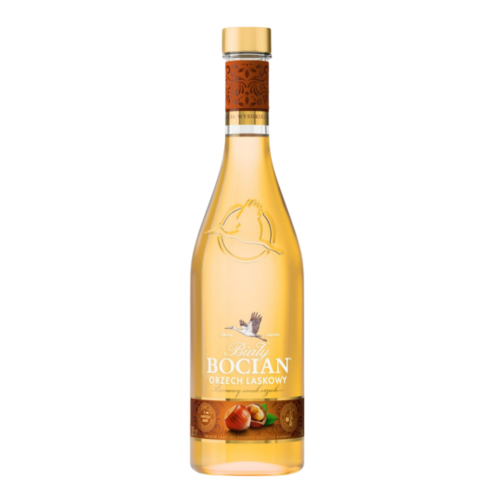 Wódka Biały Bocian Orzech laskowy 25% 200 ml