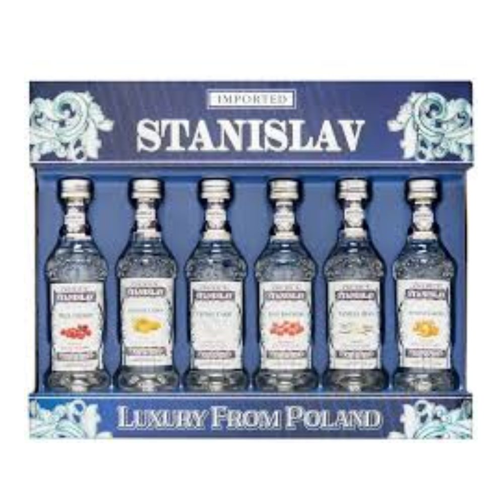 Wódka Stanislav 37,5% 6 x 50 ml witrynka