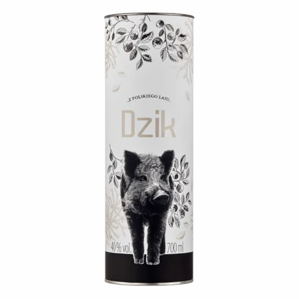 Wódka Dębowa Black Dzik 40% 700 ml tuba