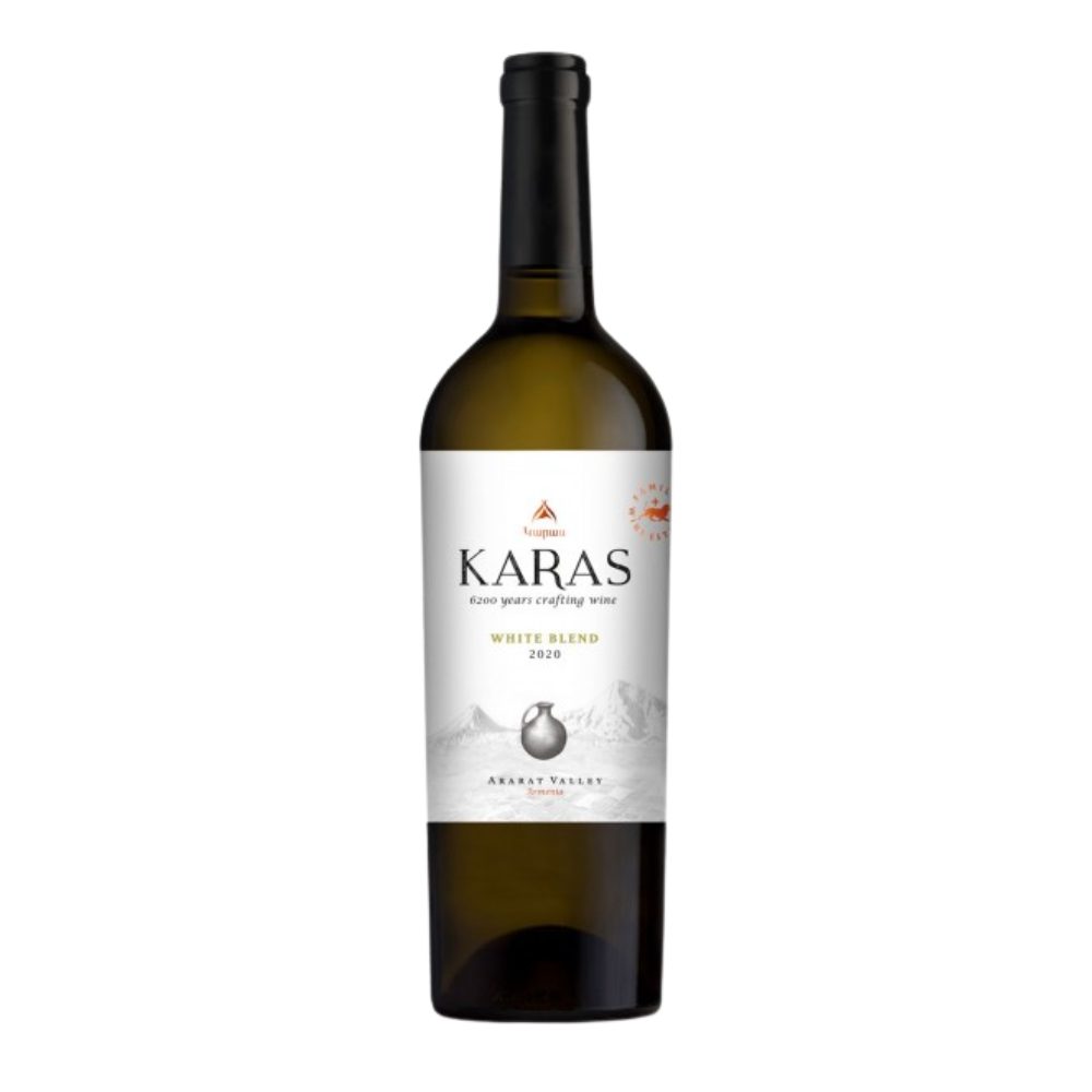 Wino Karas White Dry  2023 13,5% białe wytrawne 750 ml