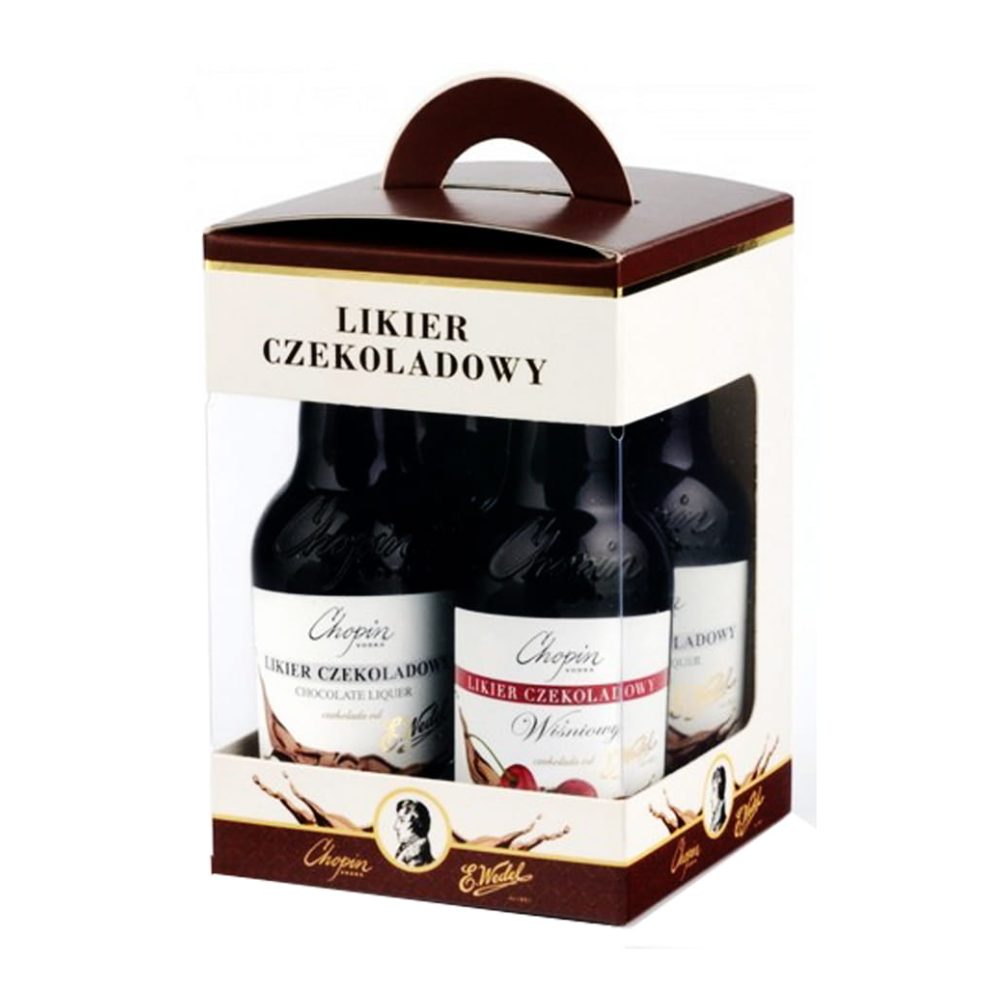 Likier Czekolada Wedel & Chopin Zestaw 18% 4 x 50 ml