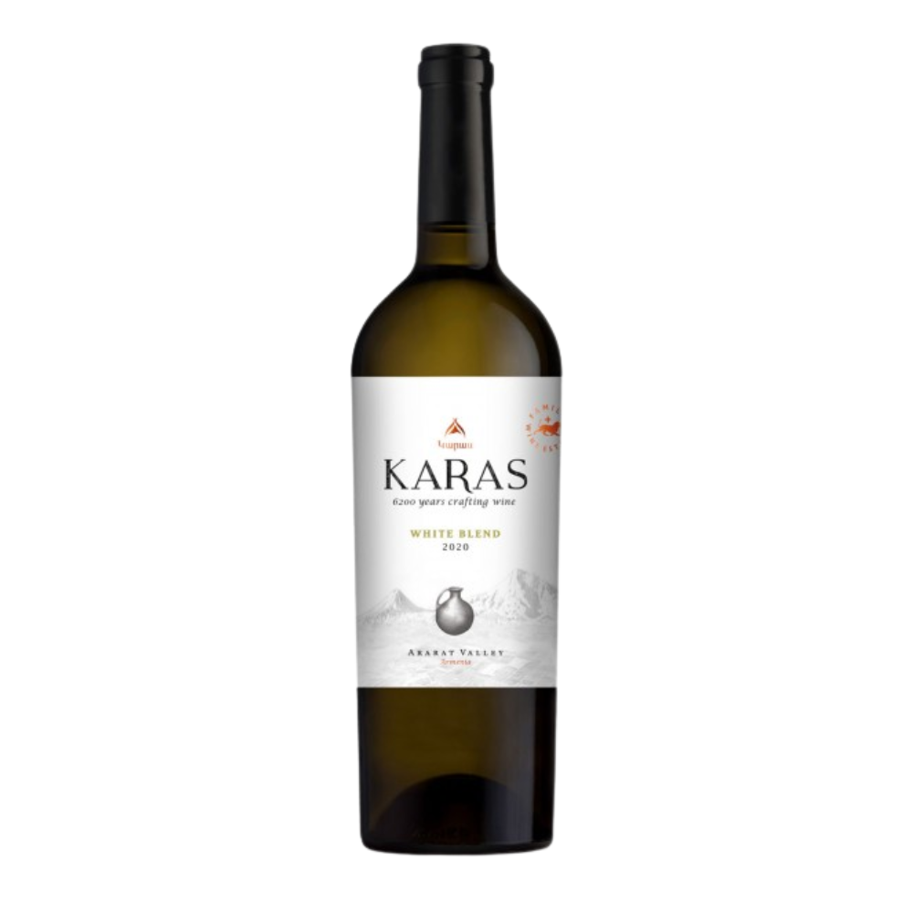 Wino Karas White Dry  2023 13,5% białe wytrawne 750 ml