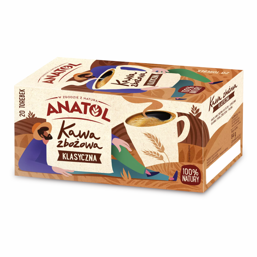 Kawa Anatol klasyczna expressowa kawa zbożowa 84 g