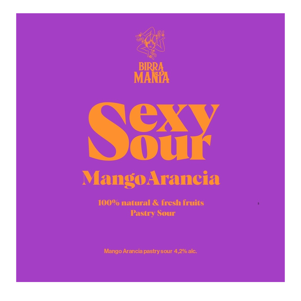 Piwo Birra Mania Sexy Sour Mango Arancia Pastry Sour 4,2% 30 l keg