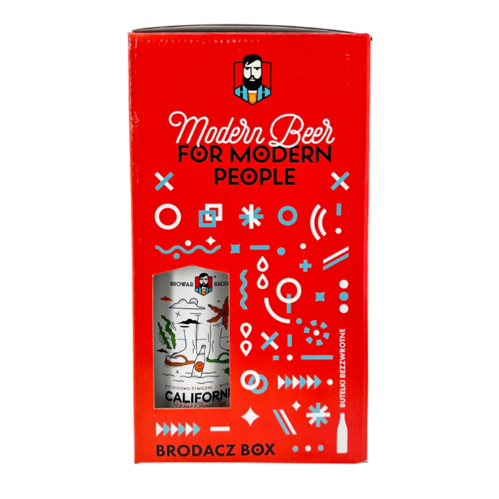 Piwo Brodacz 4 x 500 ml zestaw