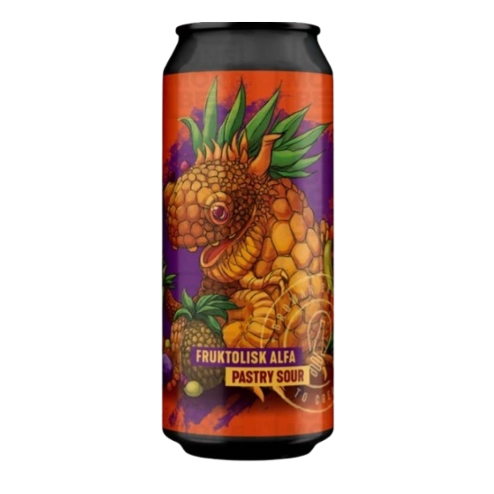 Piwo Brokreacja Fruktolisk Alfa Pastry Sour 4,9% 500 ml puszka