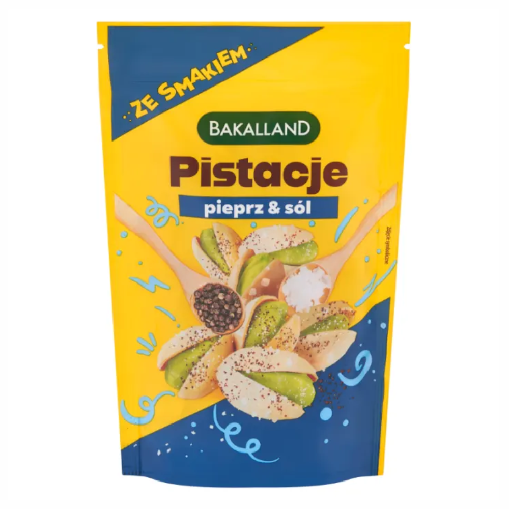 Przekąski Bakalland Pistacje prażone Salt & Pepper 70 g