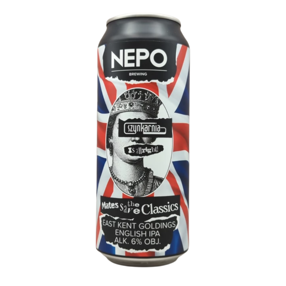 Piwo Nepomucen x Szynkarnia Mates The Save Classics English IPA 6% 500 ml puszka