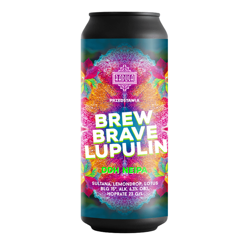 Piwo Raduga Brew Brave Lupulin DDH NEIPA 6,3% 500 ml puszka