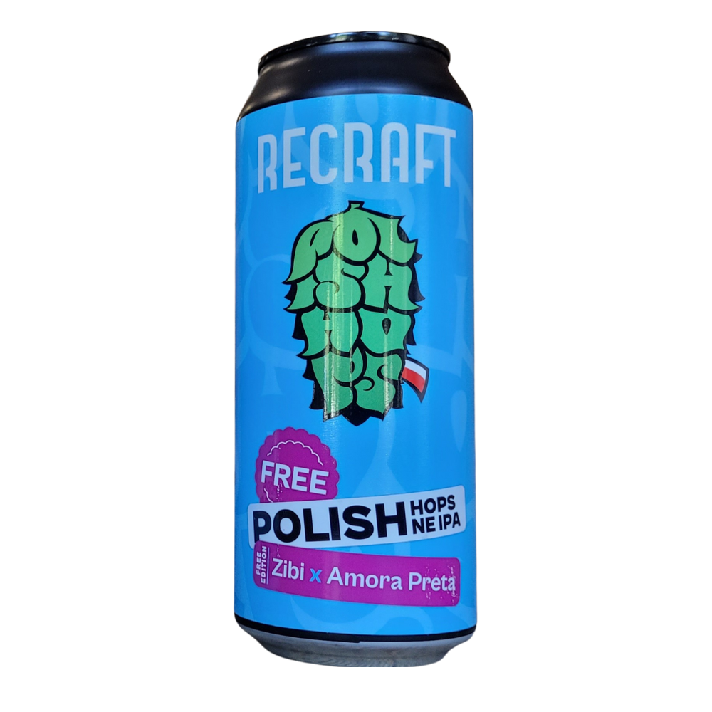 Piwo ReCraft  Free Polish Hops Amora Preta & Zibi 0% 500 ml puszka