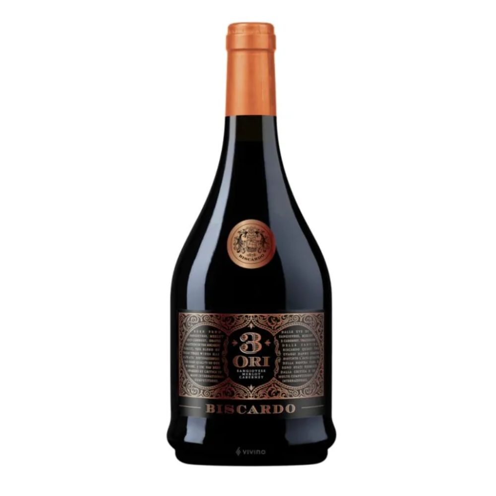 Wino Biscardo 3 Ori 14% czerwone wytrawne 750 ml