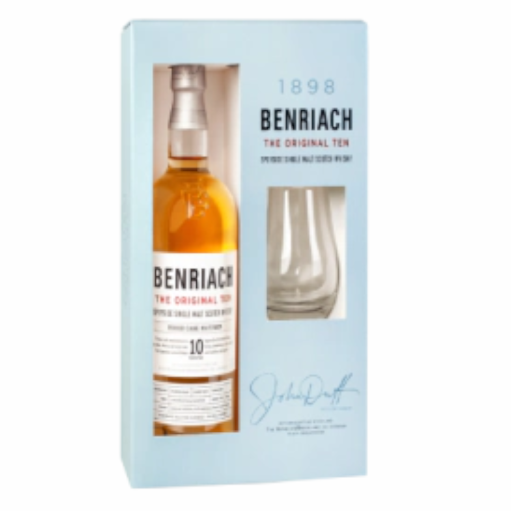 Whisky Benriach The Original 10 YO 43% 700 ml + szklanka