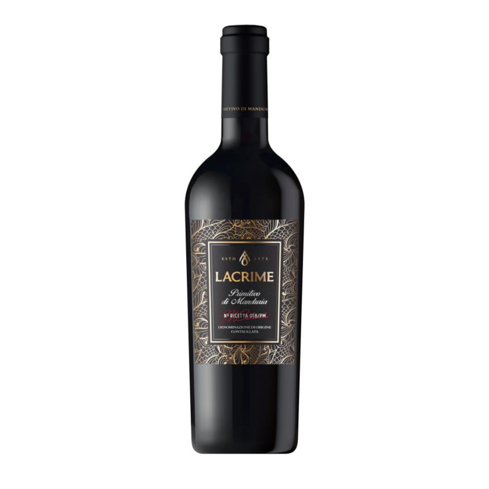 Wino Lacrime Primitivo Di Manduria 14,5% czerwone wytrawne 750 ml