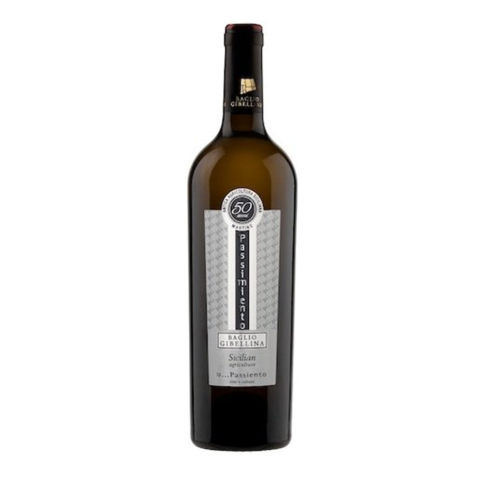 Wino Baglio Gibelina u...Passimiento Bianco DOC Sicilia  13,% białe wytrawne 750 ml