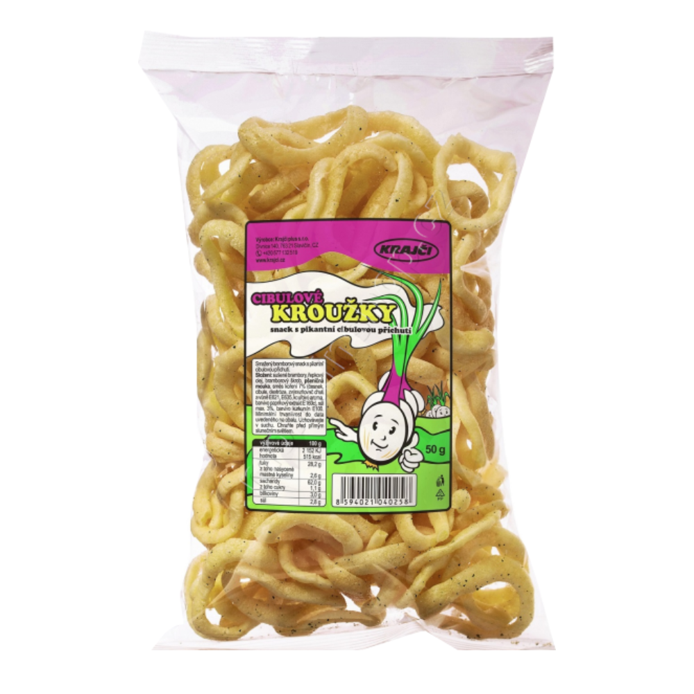 Przekąska Cebulowe krążki pikantne 45 g