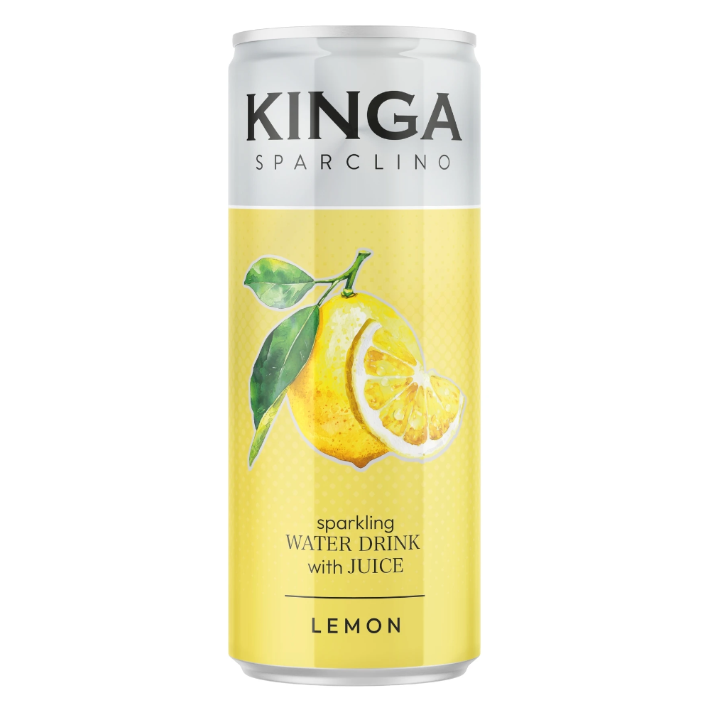 Napój Kinga Sparclino Cytryna 250 ml puszka
