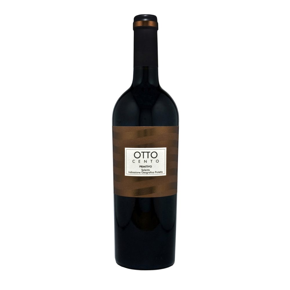Wino Otto Cento Primitivo 2022 14% czerwone wytrawne 750 ml