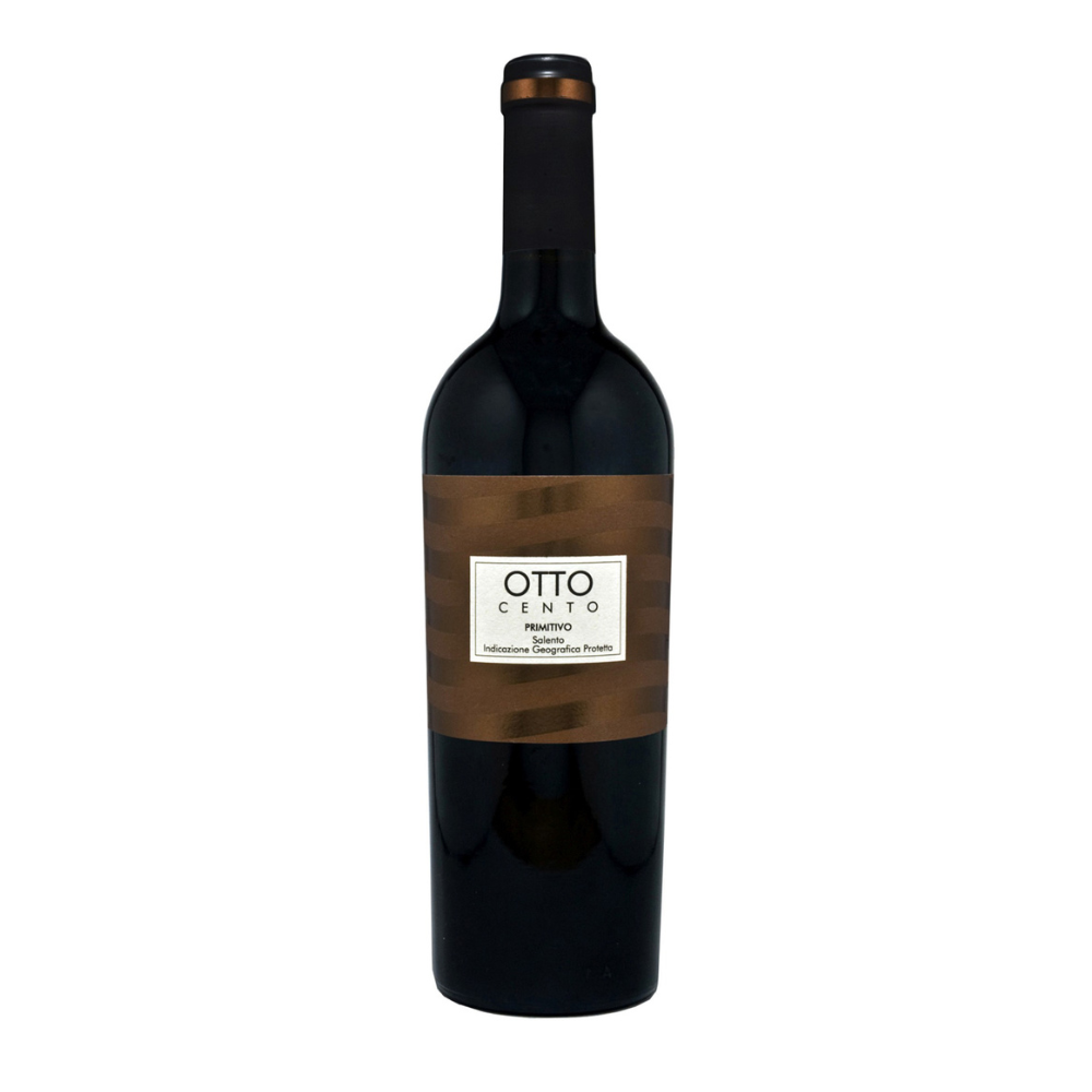 Wino Otto Cento Primitivo 2022 14% czerwone wytrawne 750 ml